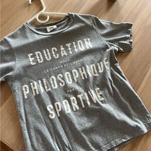 Sezane “Education Philosophique Sportive” Tee Size XS